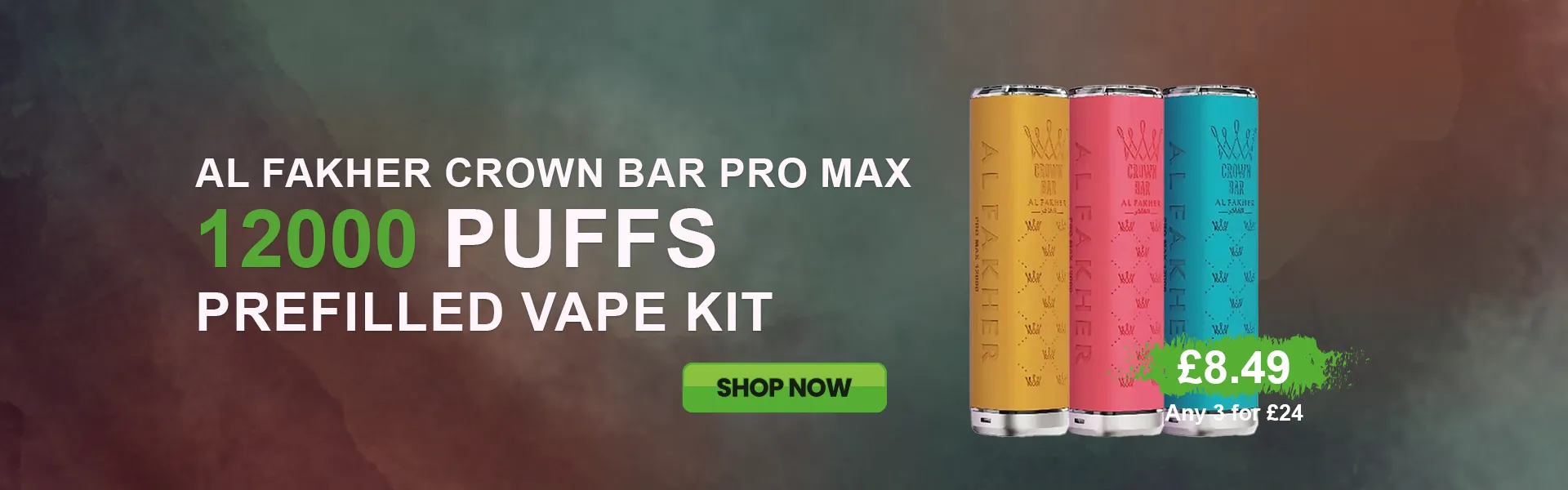 Al Fakher Crown Bar Pro Max 12K