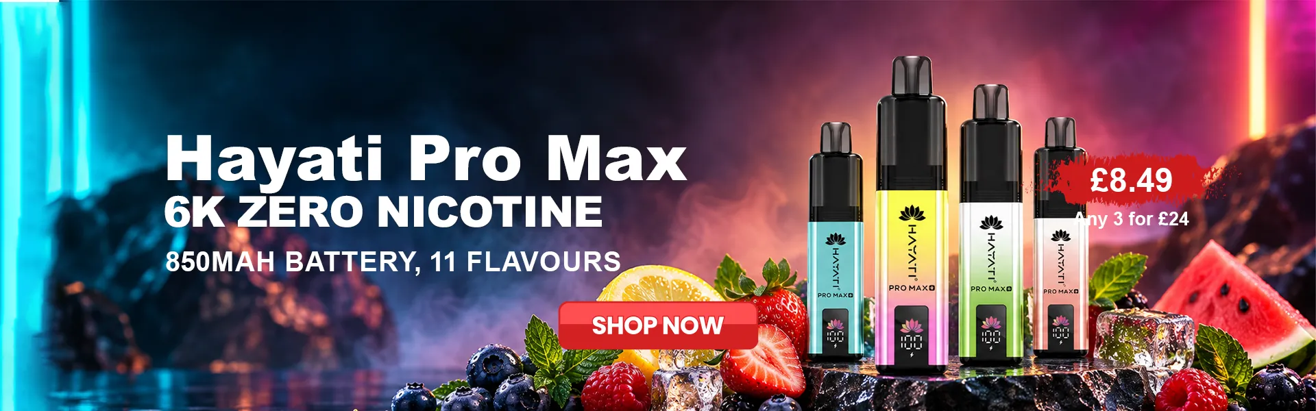 Hayati Pro Max 6K Zero Nicotine