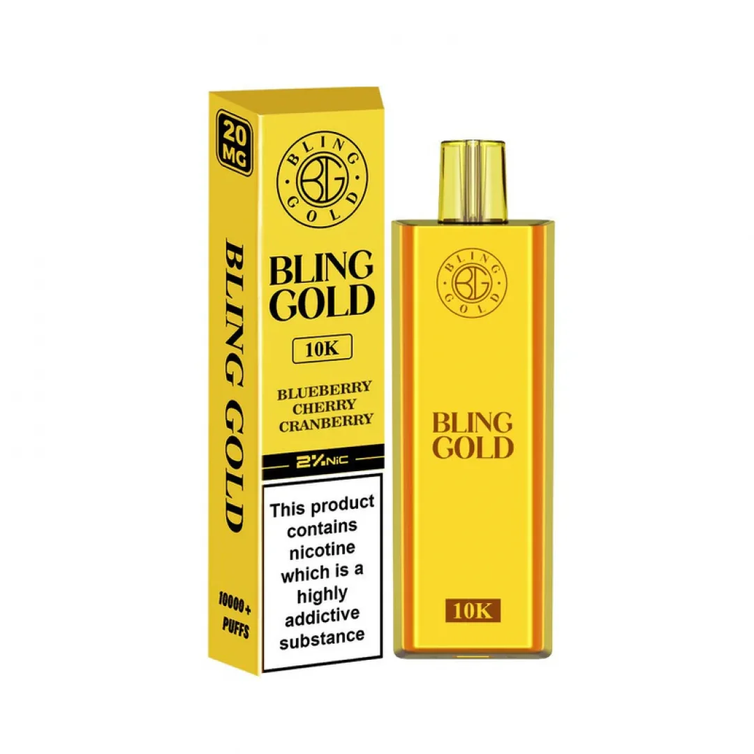 Bling Gold 10000 Puffs Disposable Vape