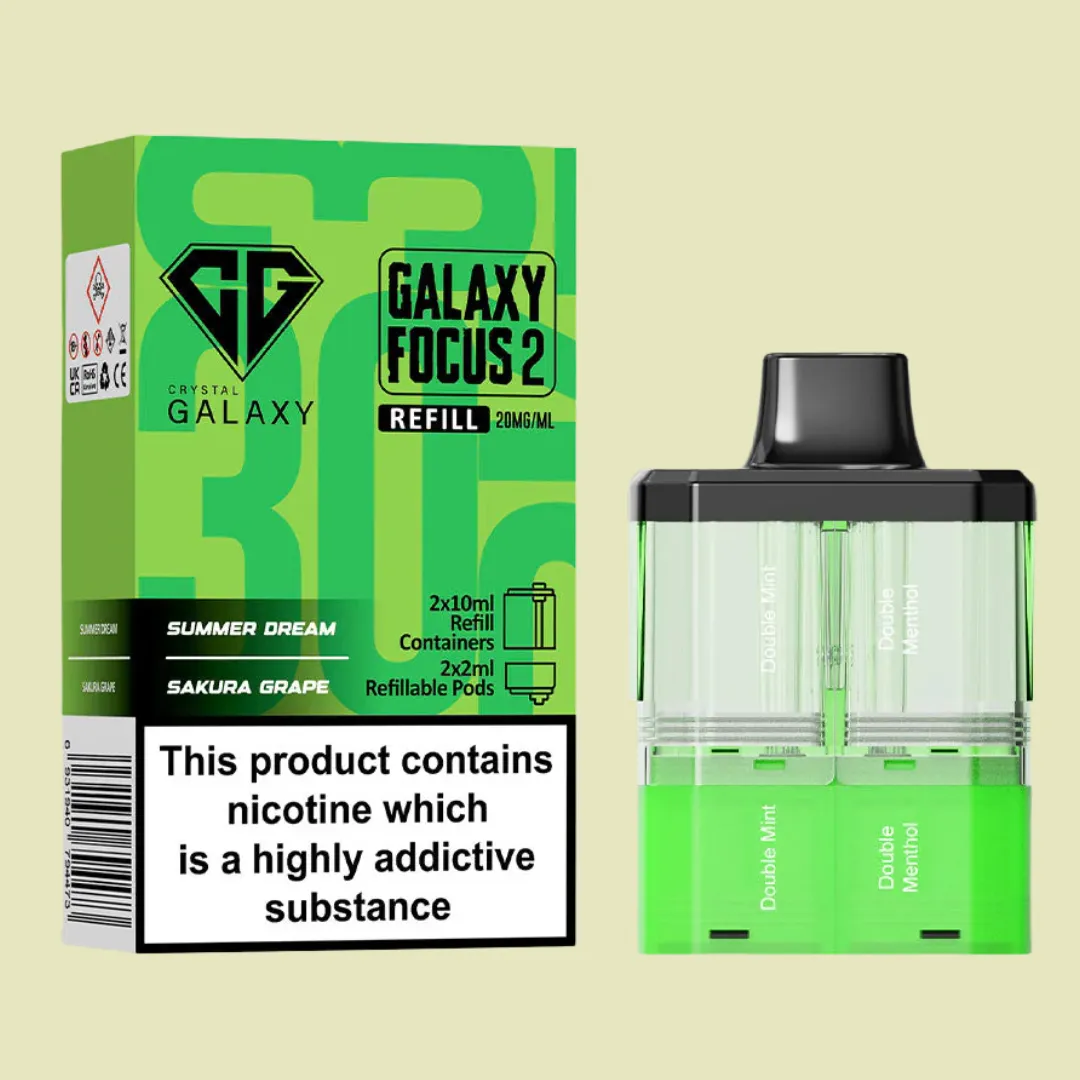 Crystal Galaxy Focus 2 30K Prefilled Pods