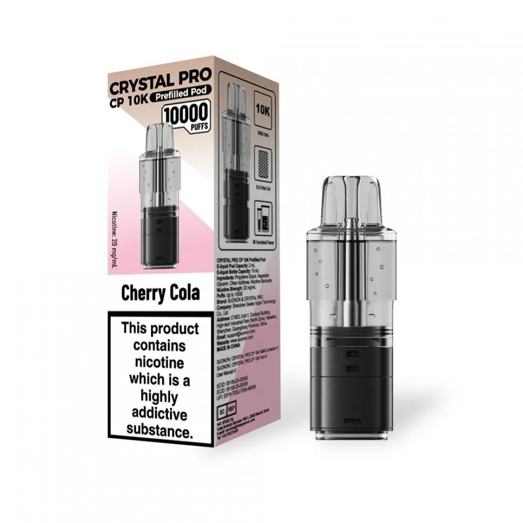Crystal Pro CP 10K Prefilled Refill Pods