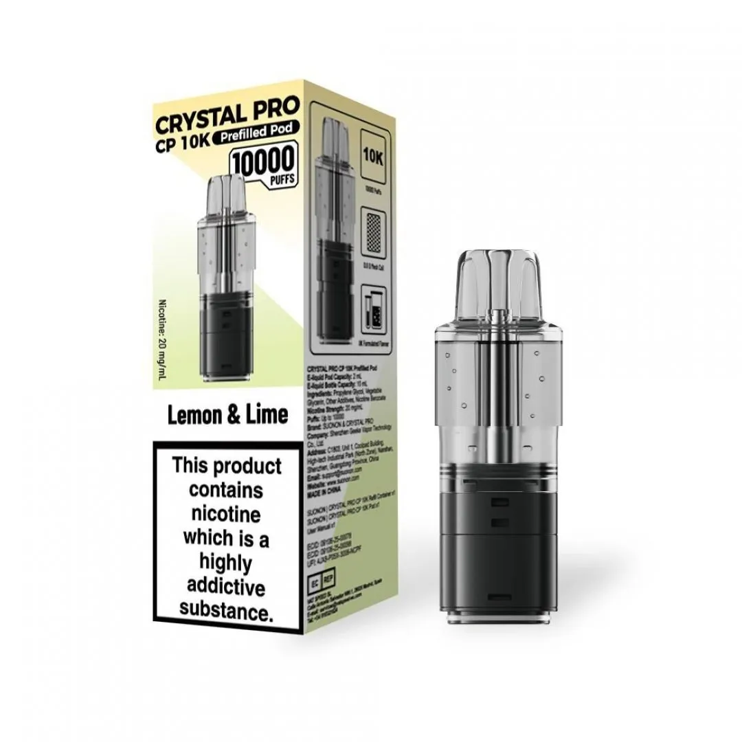 Crystal Pro CP 10K Prefilled Refill Pods