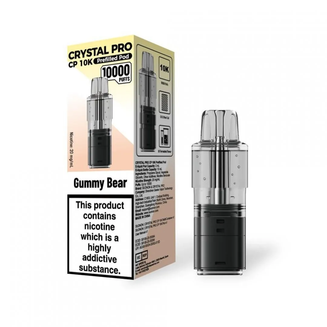 Crystal Pro CP 10K Prefilled Refill Pods