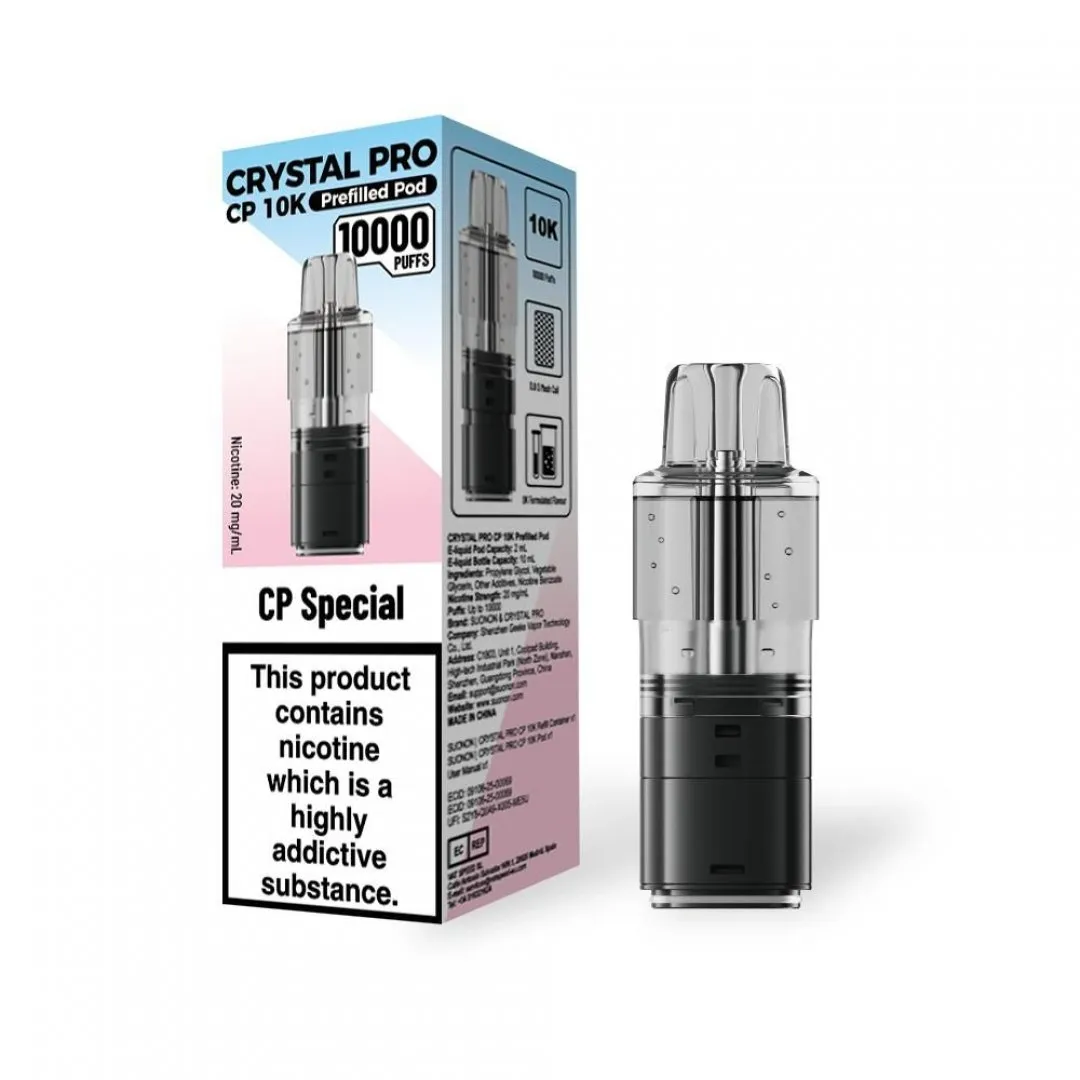 Crystal Pro CP 10K Prefilled Refill Pods