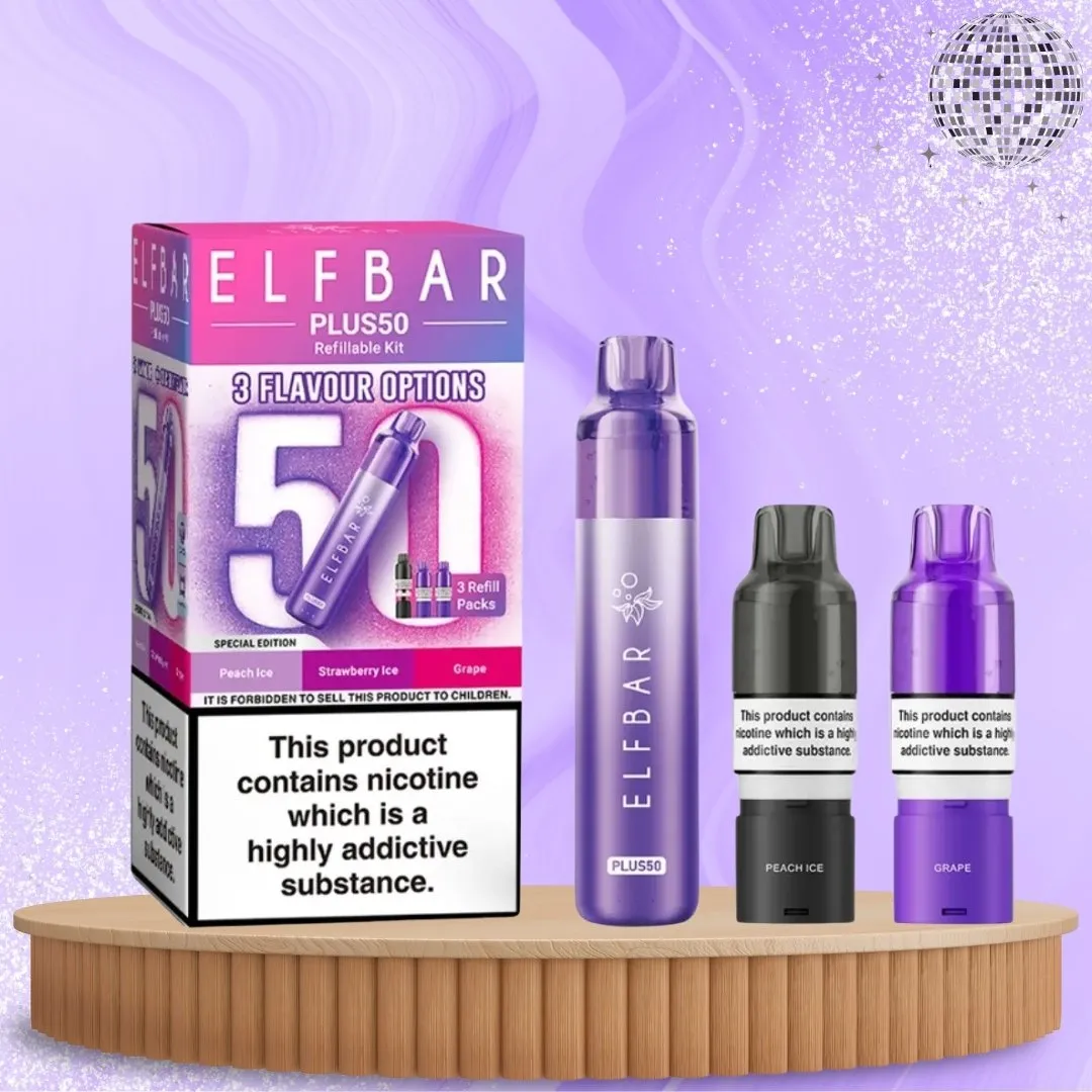 Elf Bar Plus 50K Puffs Prefilled Pod Kit