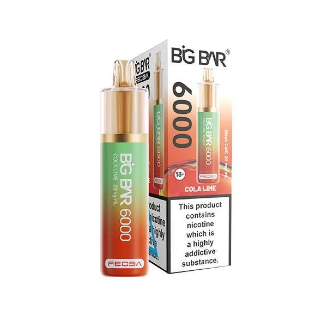 Feoba Big Bar 6000 Puffs Disposable Vape