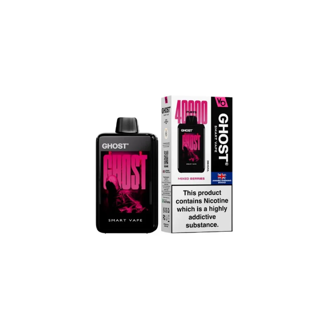 Box of 10 Ghost Smart Vape 40000 Puffs Disposable Vape