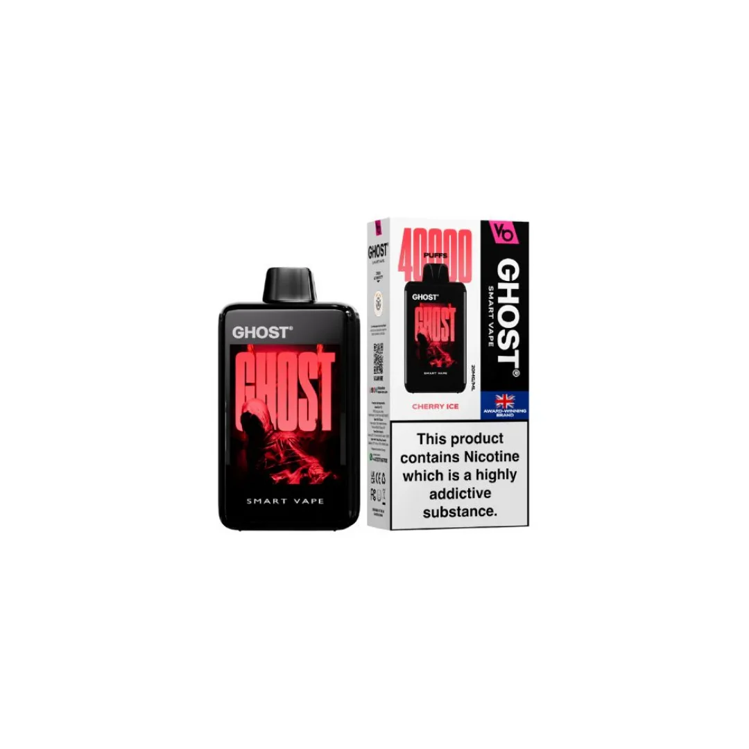 Box of 10 Ghost Smart Vape 40000 Puffs Disposable Vape
