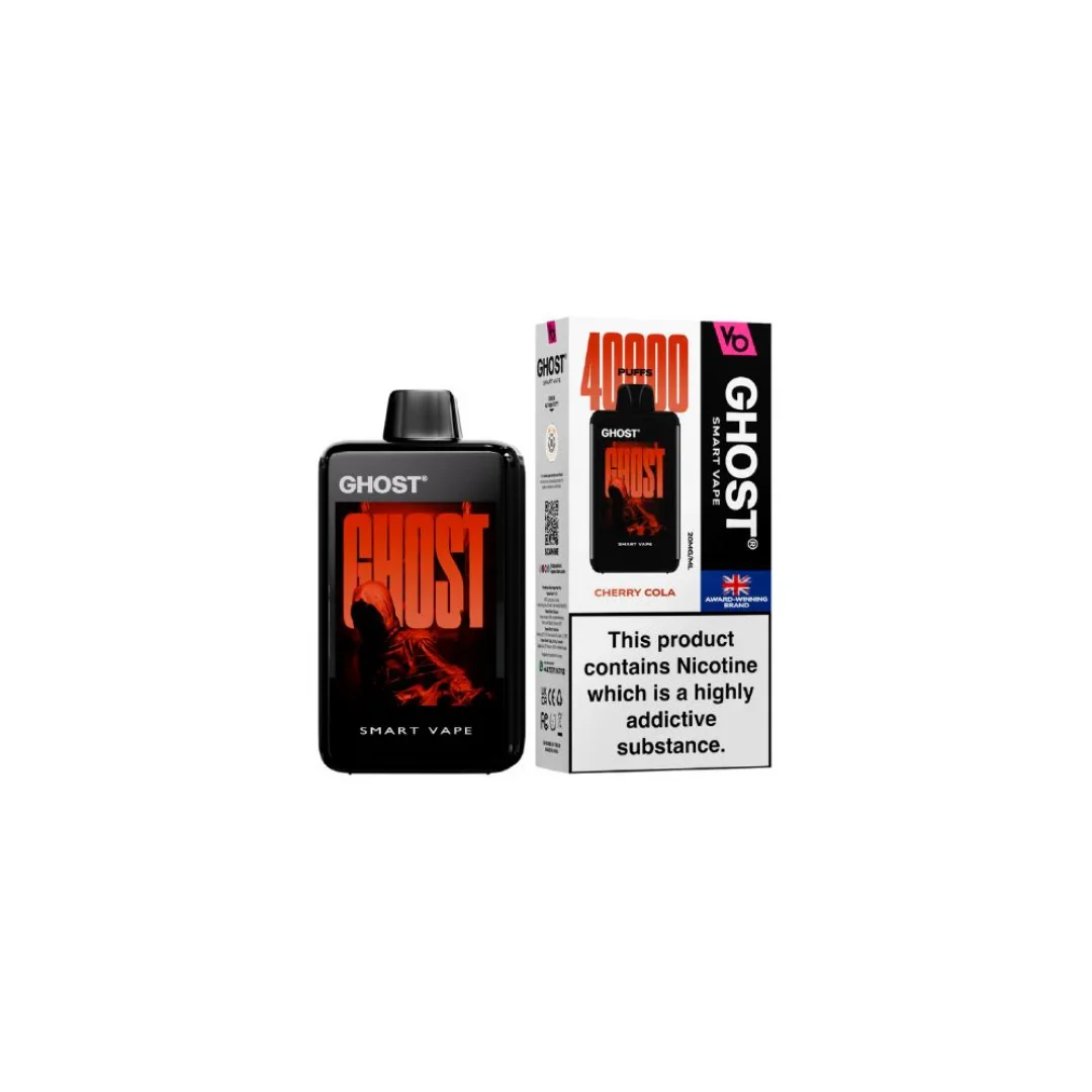 Box of 10 Ghost Smart Vape 40000 Puffs Disposable Vape