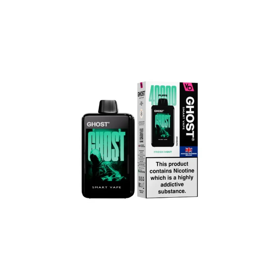 Box of 10 Ghost Smart Vape 40000 Puffs Disposable Vape
