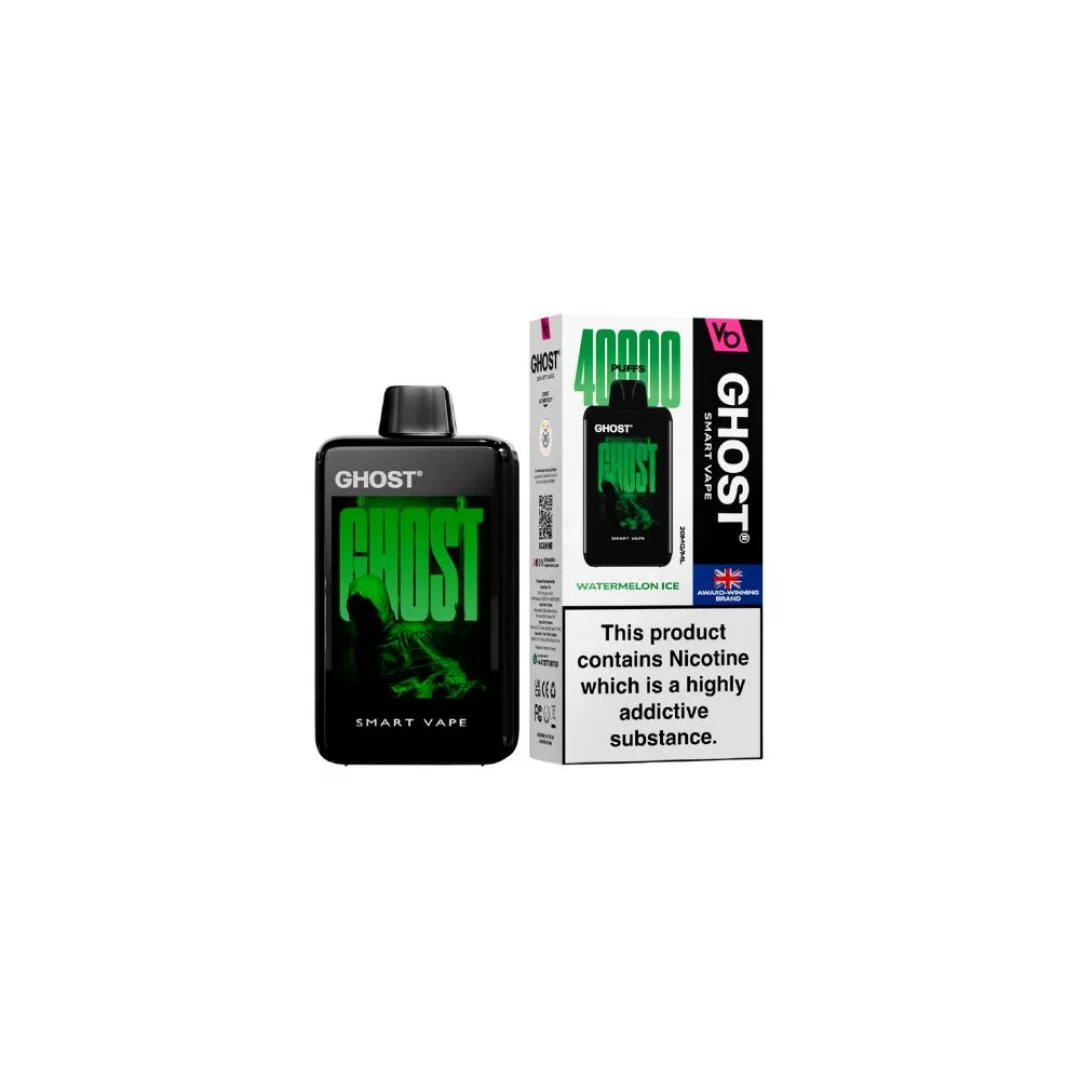 Box of 10 Ghost Smart Vape 40000 Puffs Disposable Vape