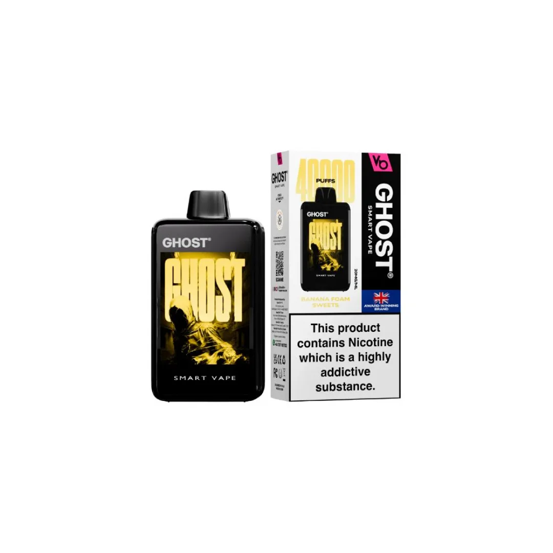 Box of 10 Ghost Smart Vape 40000 Puffs Disposable Vape