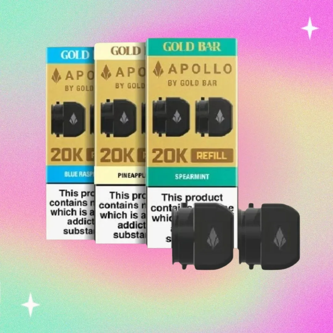Gold Bar Apollo 20K Prefilled Pods