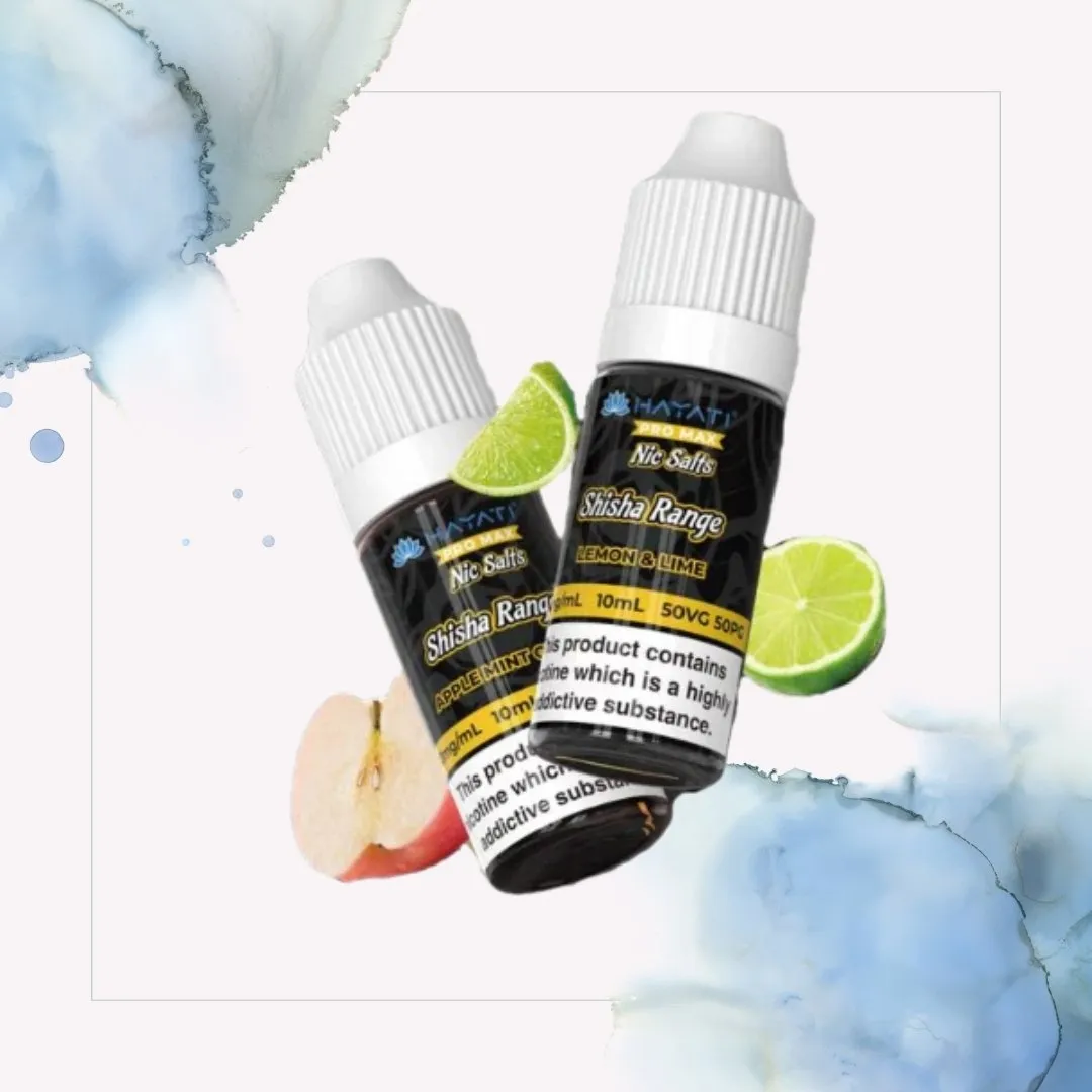 Hayati Pro Max Nic Salt Shisha Range