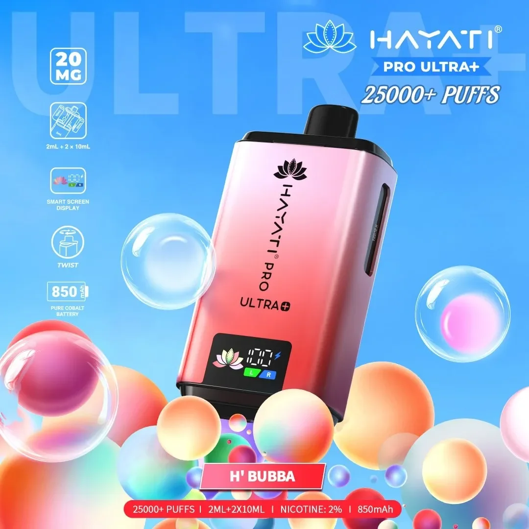 Hayati Pro Ultra Plus 25000 Puffs Disposable Vape