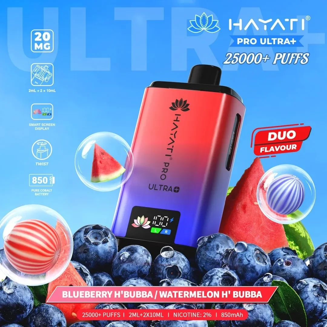 Hayati Pro Ultra Plus 25000 Puffs Disposable Vape