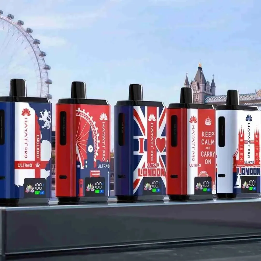 Hayati Pro Ultra + 25K Puffs Souvenir Edition (England) Vape Kit