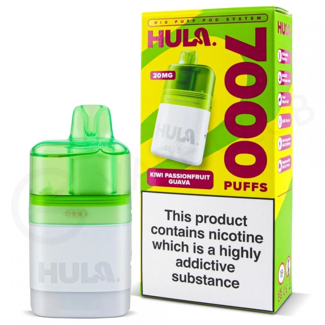 Hula 7000 Puffs Prefilled Pod Kit