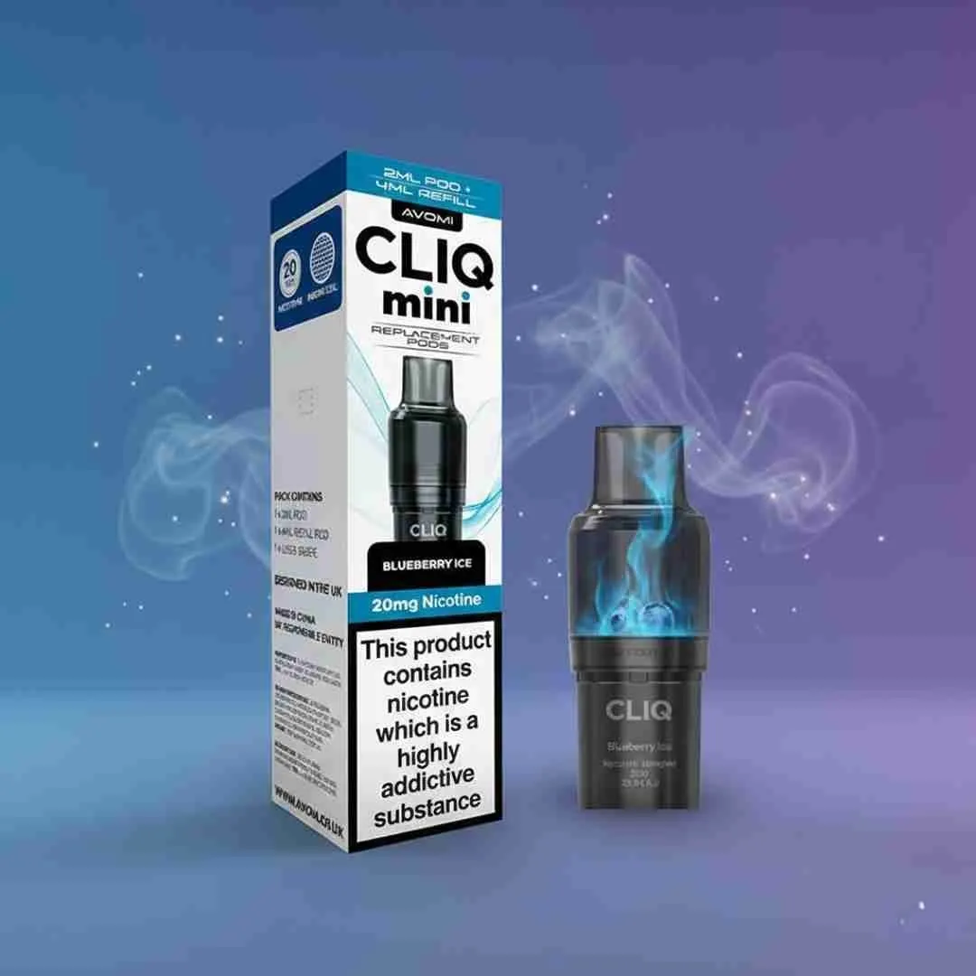 Prefilled Pods for Avomi CLIQ Mini 3000 Puffs