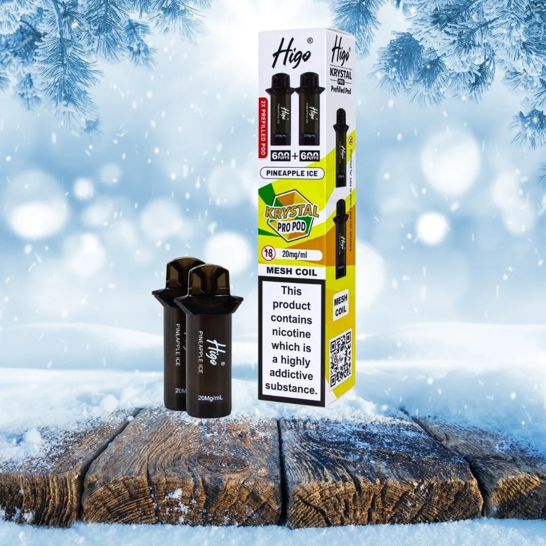 Prefilled Pods for Higo Krystal Pro 600