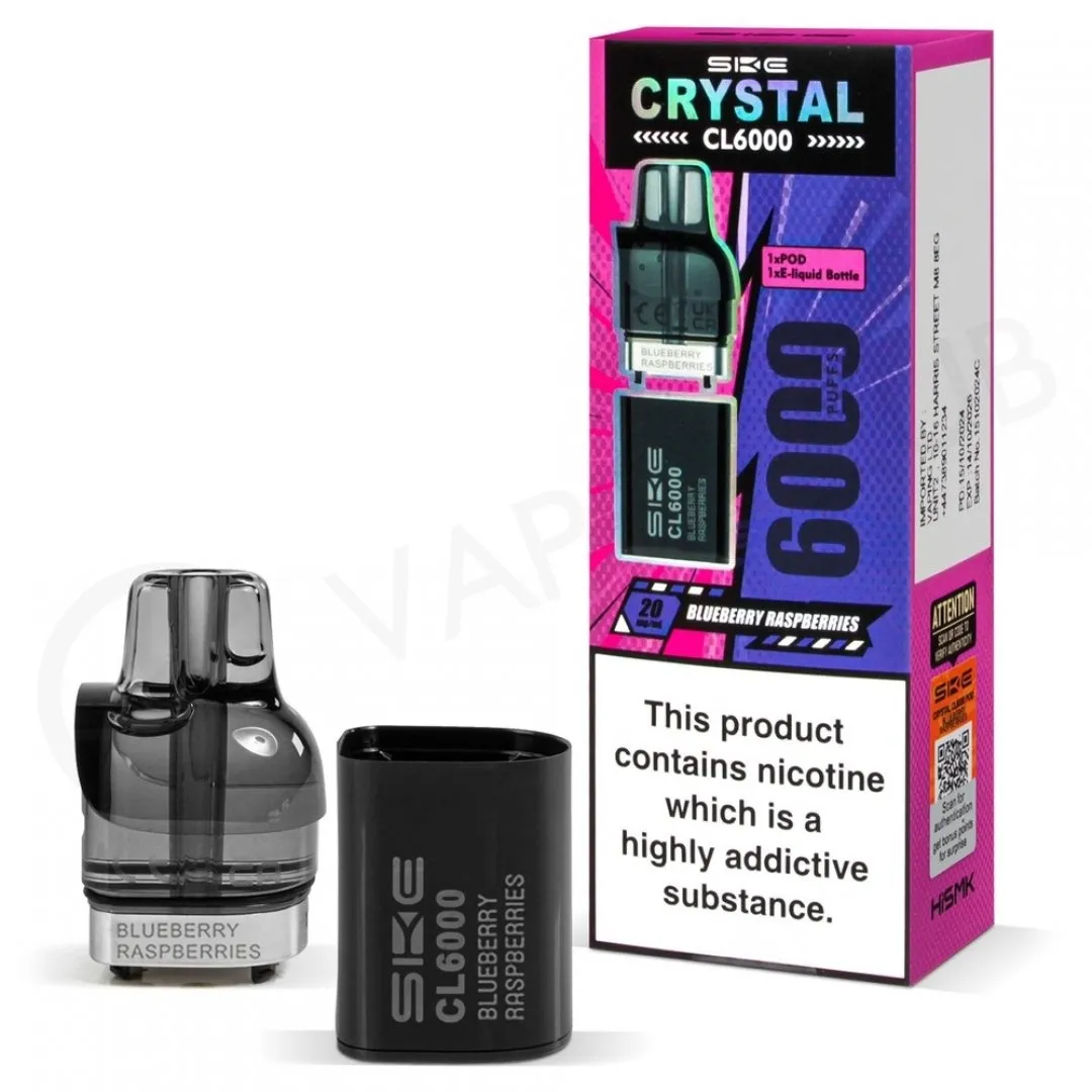 SKE Crystal CL6000 Prefilled Pods