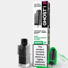 Prefilled Pods for Vapes Bars Ghost Pro 8000
