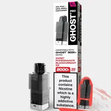 Prefilled Pods for Vapes Bars Ghost Pro 8000