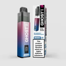 Vapes Bars Ghost Pro 8000 Puffs Prefilled Vape Kit