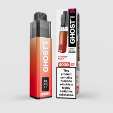 Vapes Bars Ghost Pro 8000 Puffs Prefilled Vape Kit