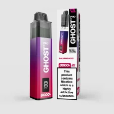 Vapes Bars Ghost Pro 8000 Puffs Prefilled Vape Kit