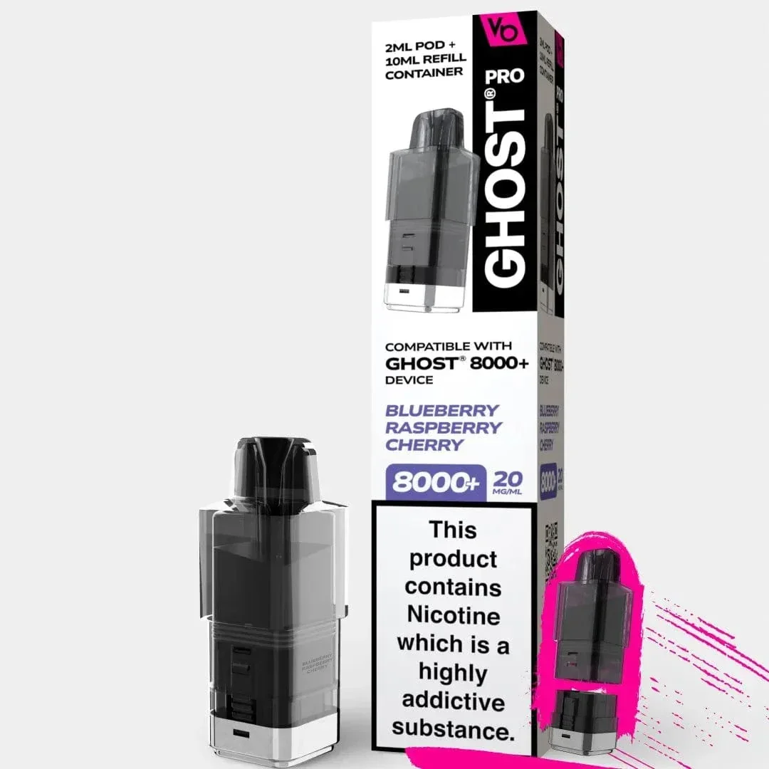 Prefilled Pods for Vapes Bars Ghost Pro 8000