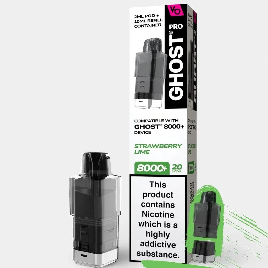 Prefilled Pods for Vapes Bars Ghost Pro 8000