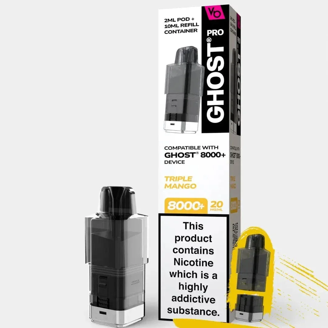 Prefilled Pods for Vapes Bars Ghost Pro 8000