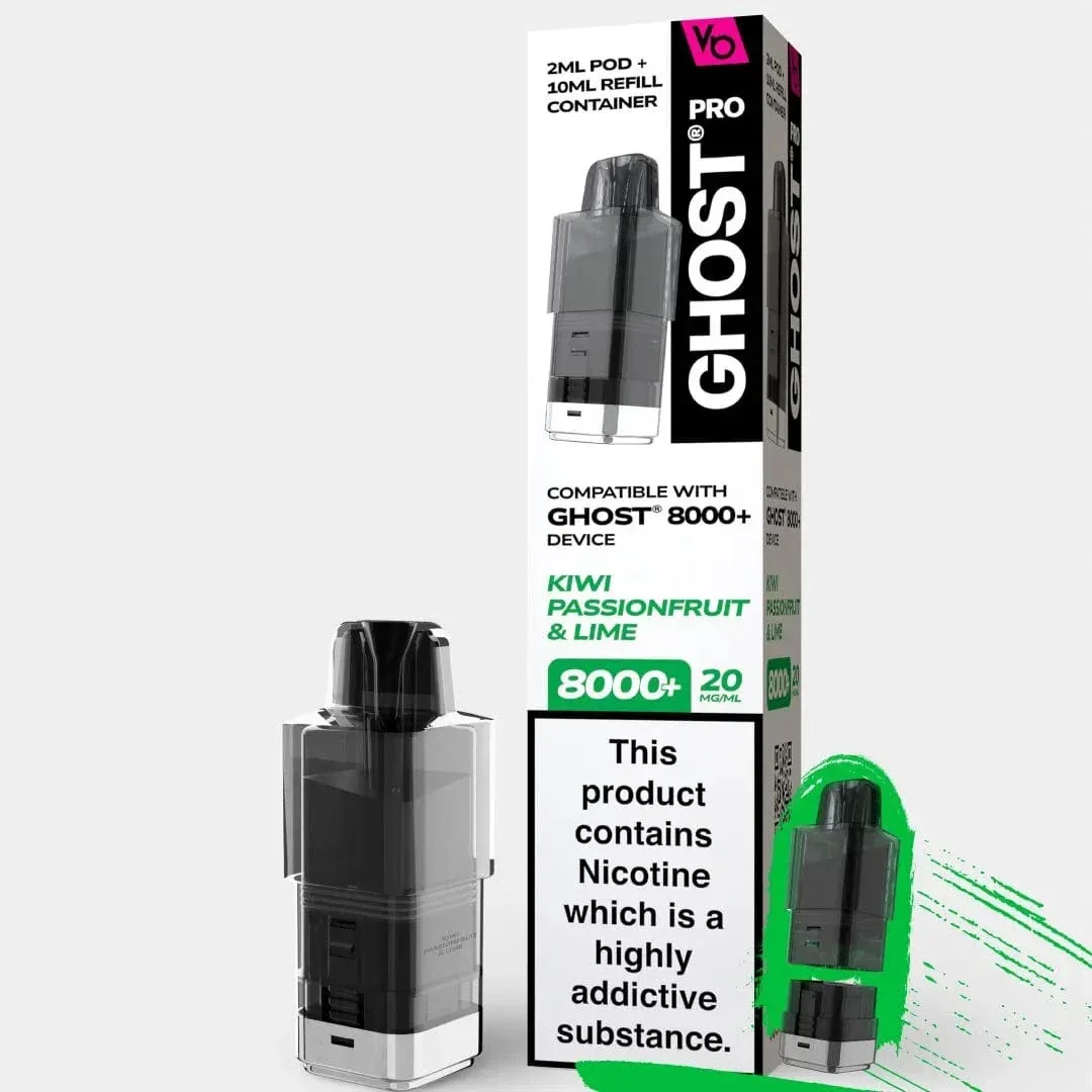 Prefilled Pods for Vapes Bars Ghost Pro 8000