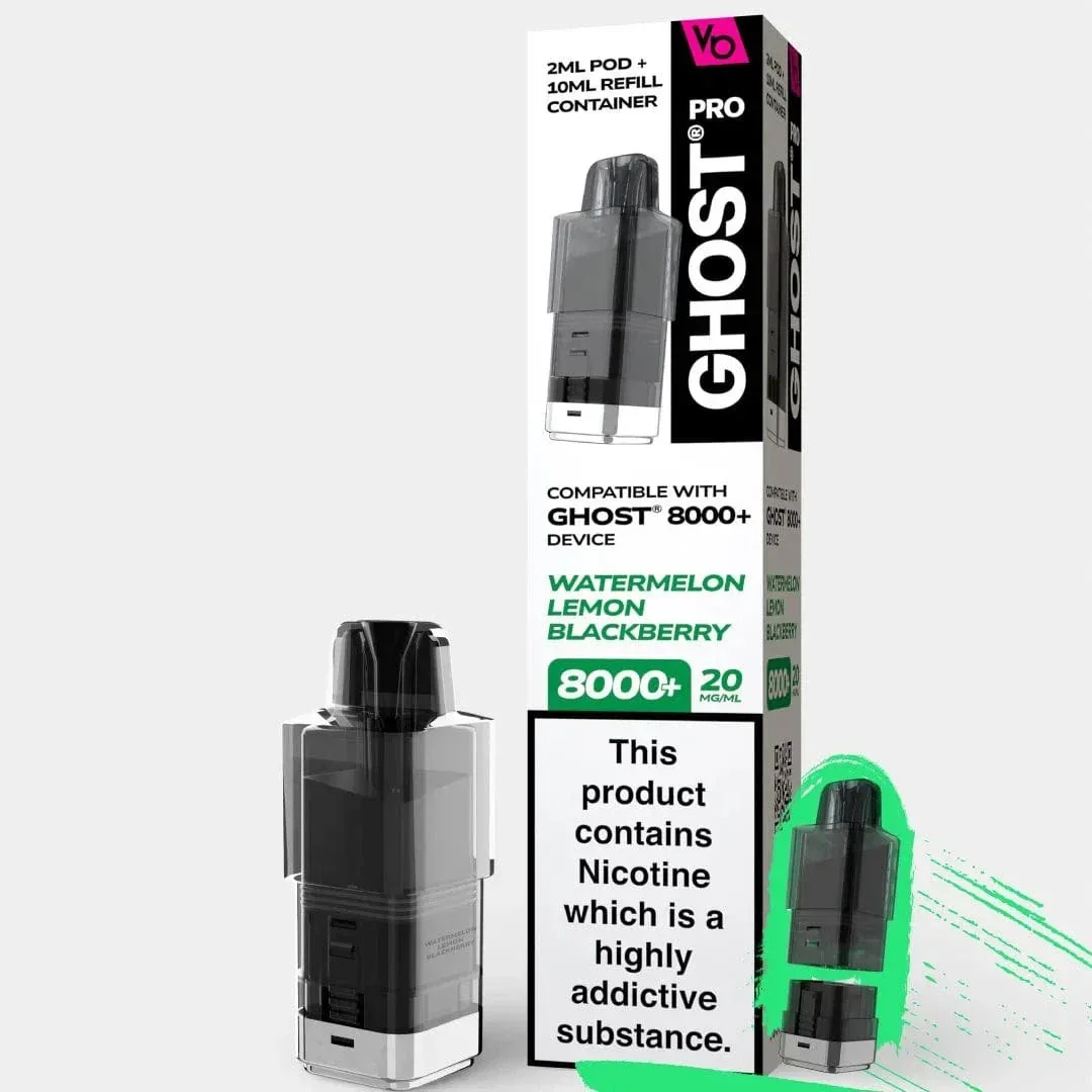 Prefilled Pods for Vapes Bars Ghost Pro 8000