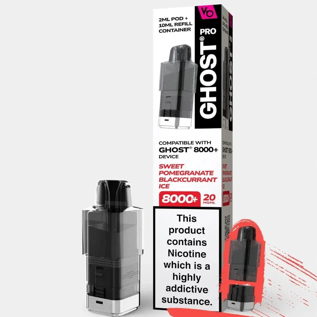 Prefilled Pods for Vapes Bars Ghost Pro 8000