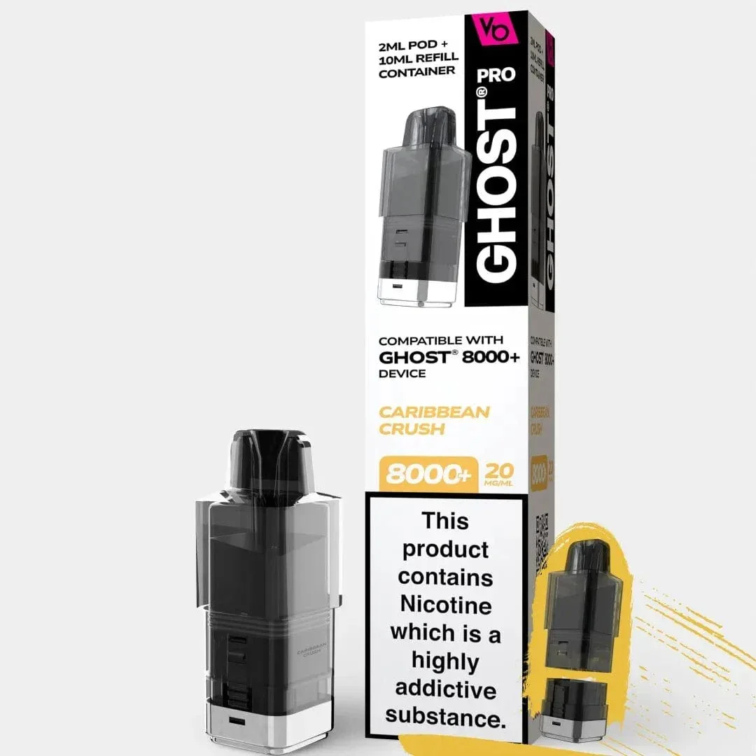 Prefilled Pods for Vapes Bars Ghost Pro 8000