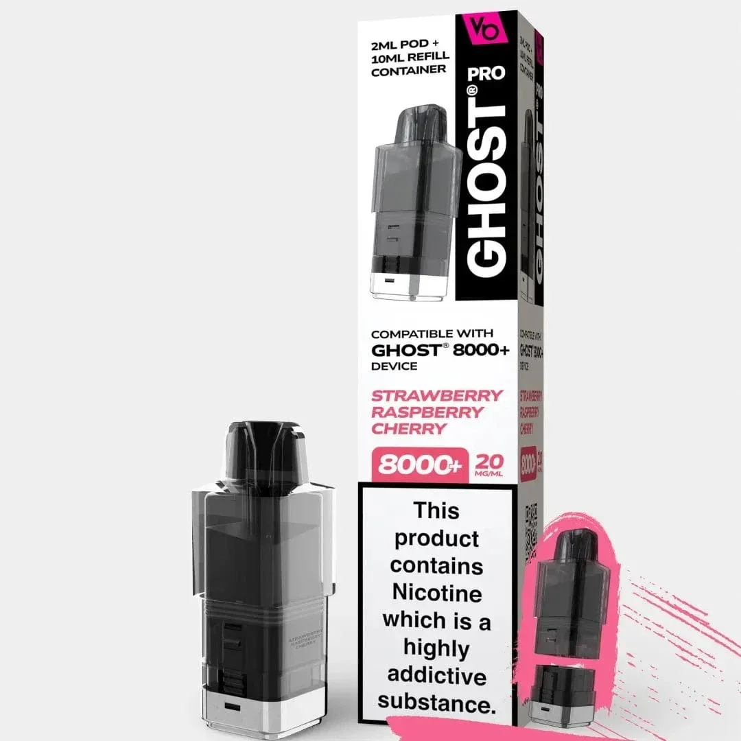 Prefilled Pods for Vapes Bars Ghost Pro 8000