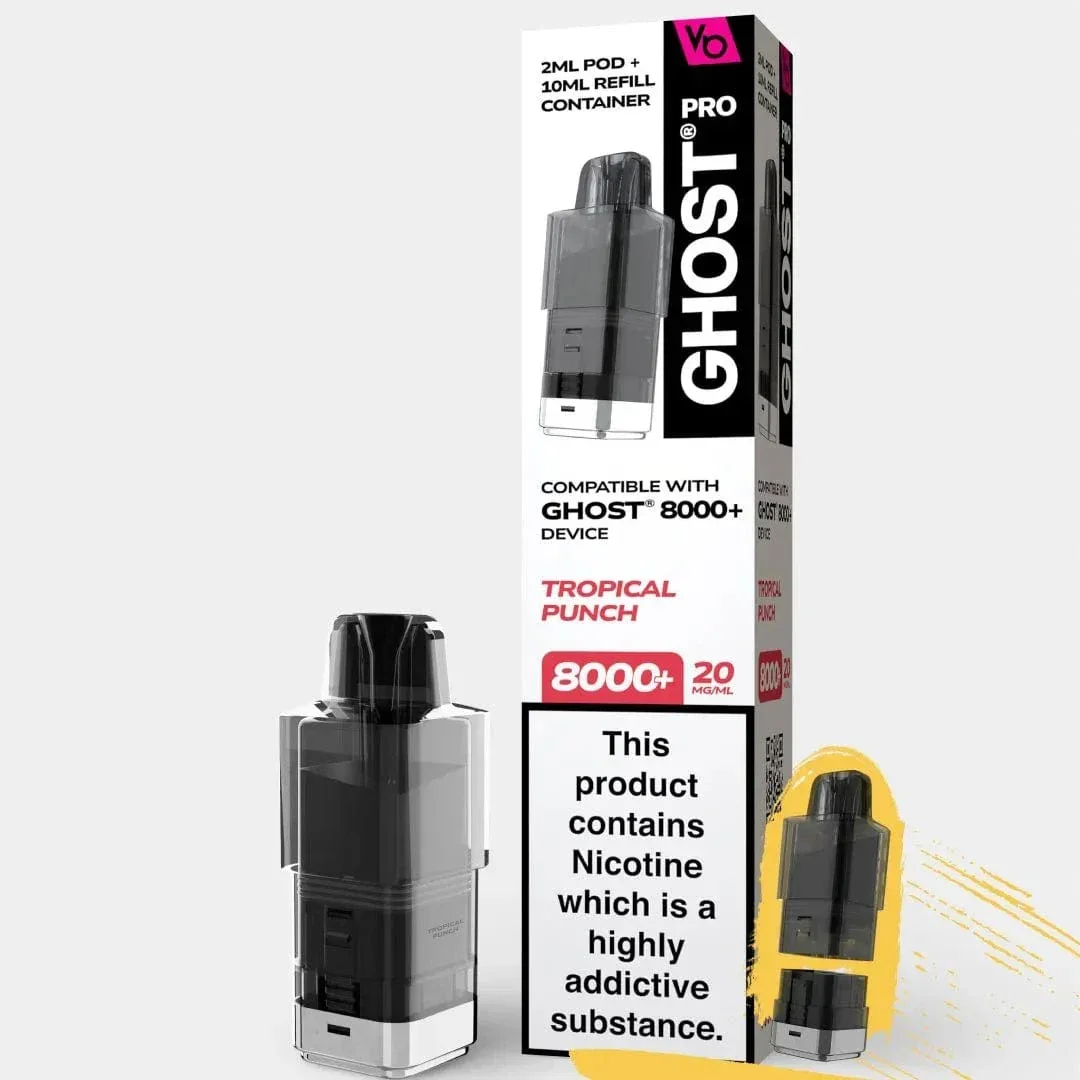Prefilled Pods for Vapes Bars Ghost Pro 8000