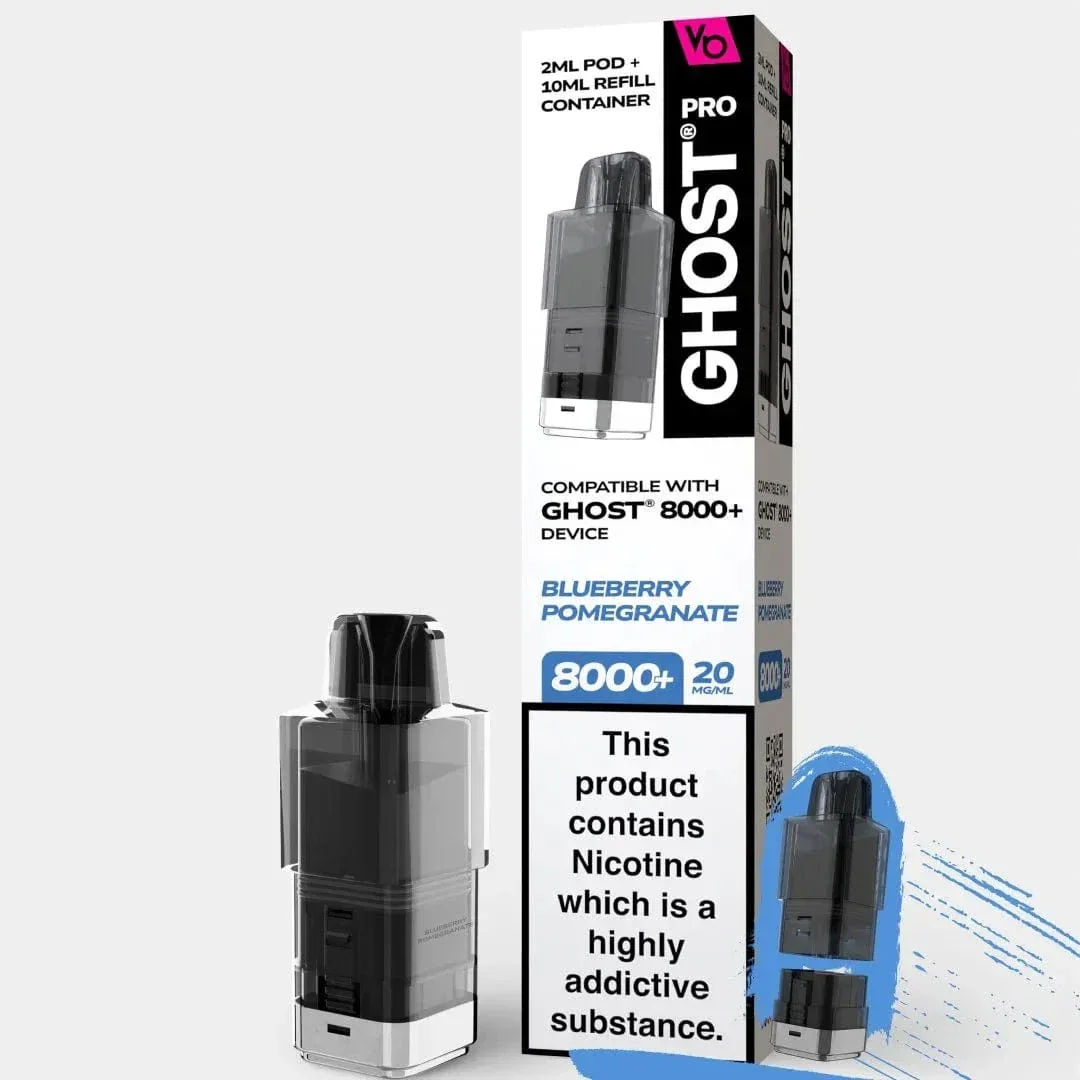 Prefilled Pods for Vapes Bars Ghost Pro 8000