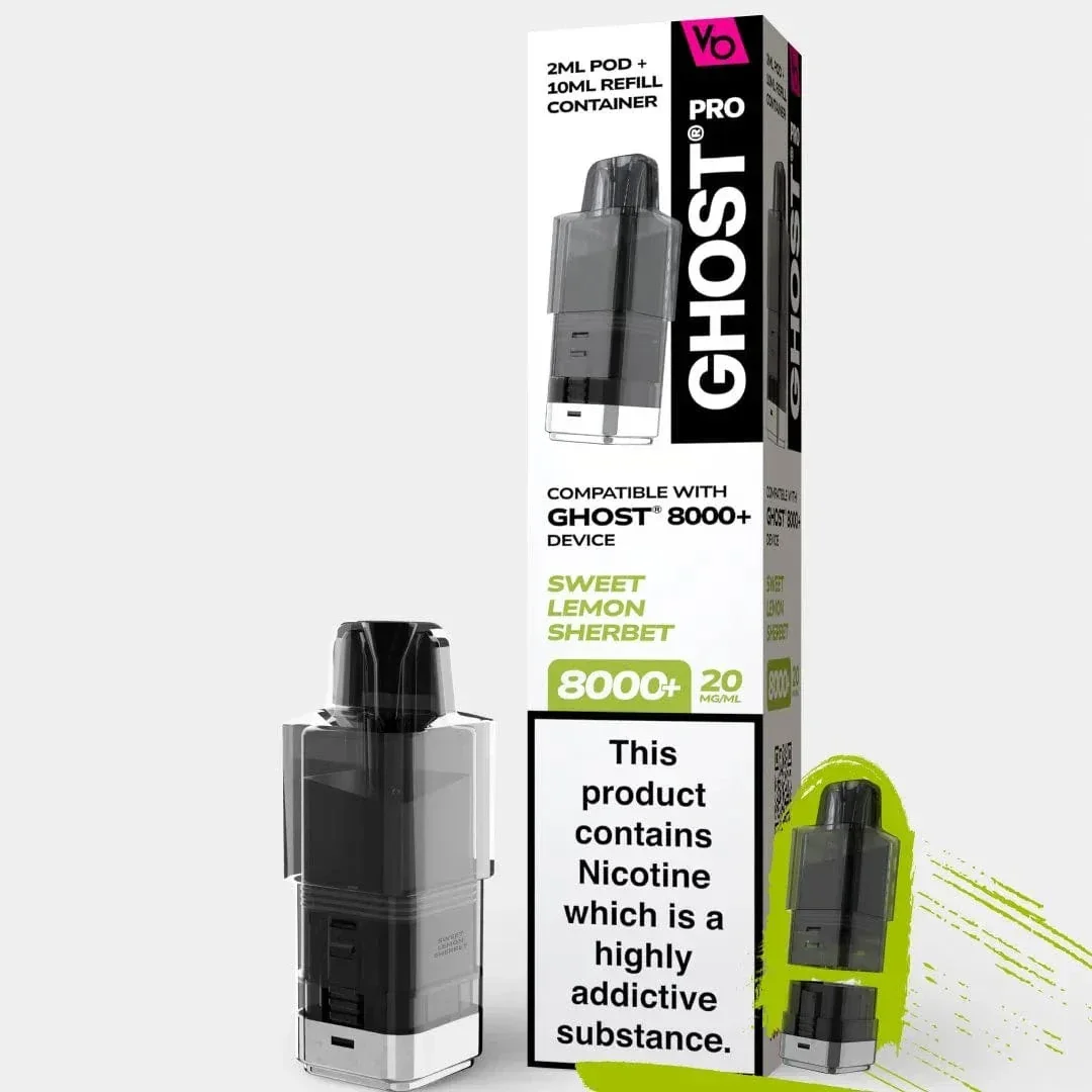 Prefilled Pods for Vapes Bars Ghost Pro 8000