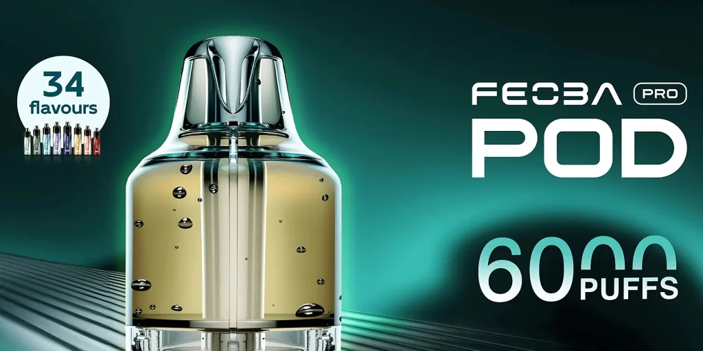Feoba Pro 6000 Replacement Pods Prefilled Vape UK Banner