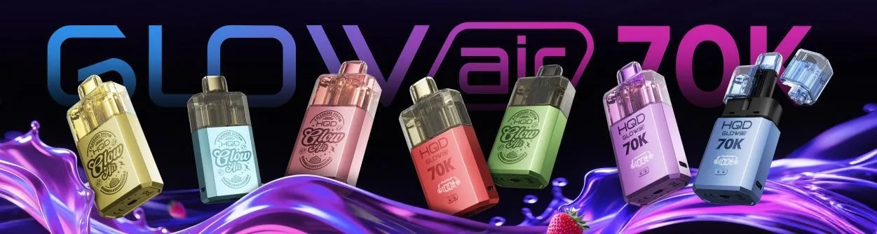 HQD Glow Air 70K Banner