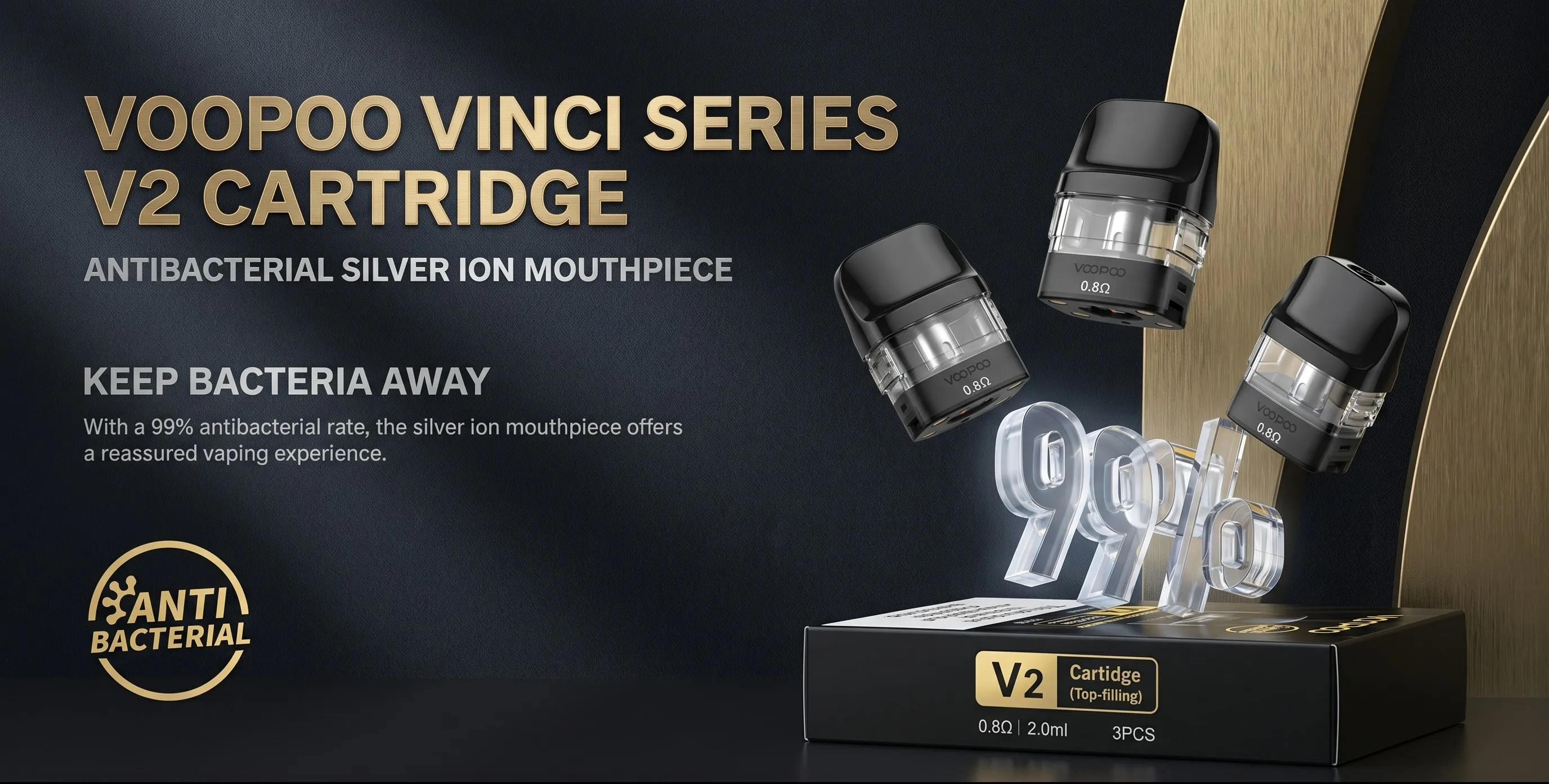 Voopoo Vinci V2 Hygiene Design