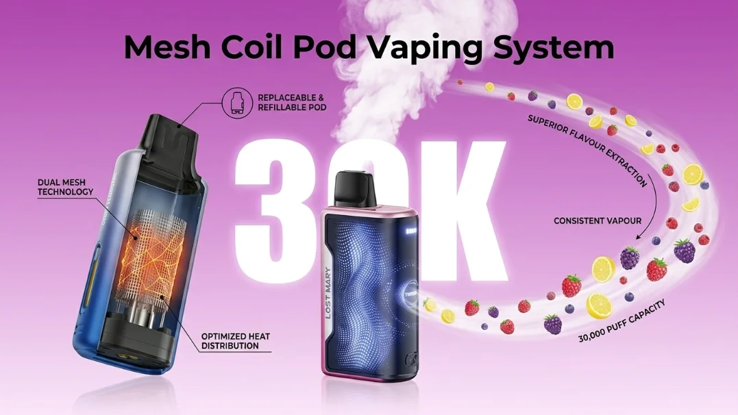 Lost Mary Nera 30K Mesh Coil Technology