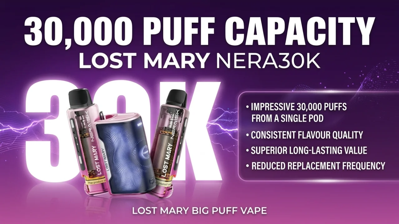 Lost Mary Nera 30K 30000 Puffs Capacity