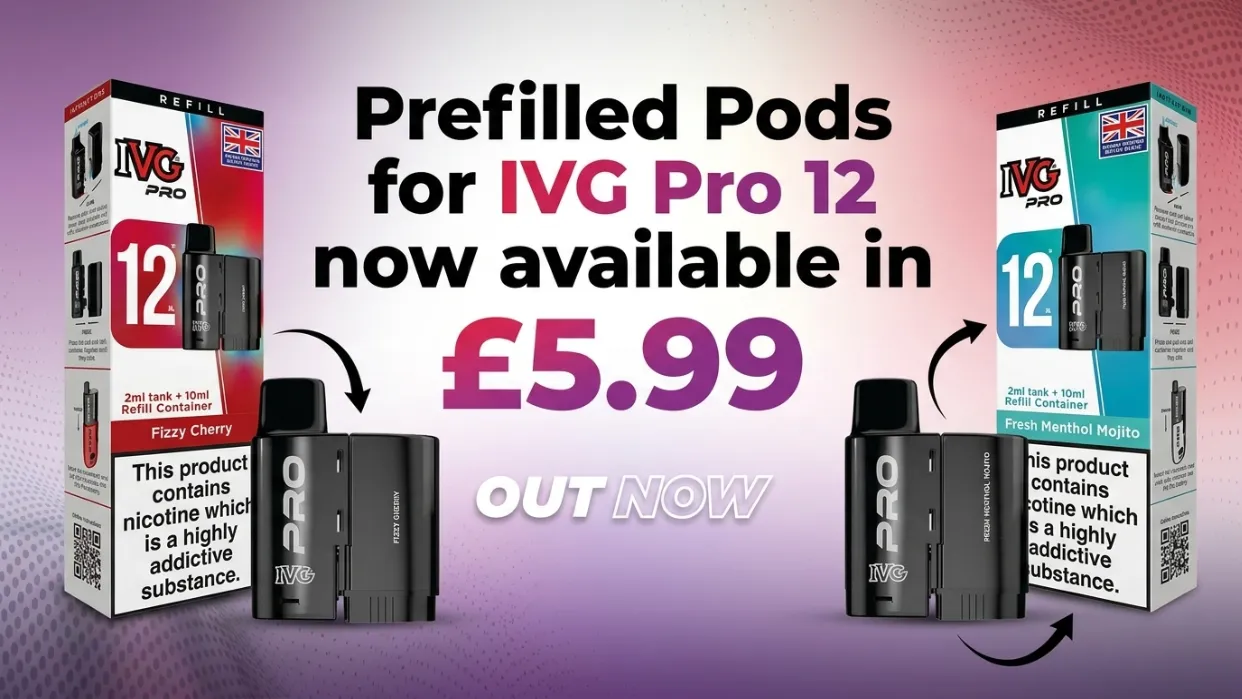 IVG Pro 12 Pod Kit Banner