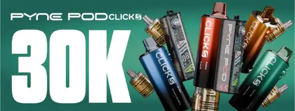 Pyne Pod Click S 30K Disposable Vape Banner