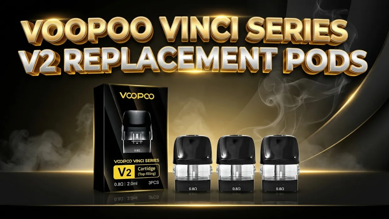Voopoo Vinci Series V2 Replacement Pods 3 Pack Banner